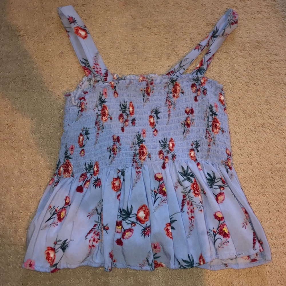 Flowery crop top